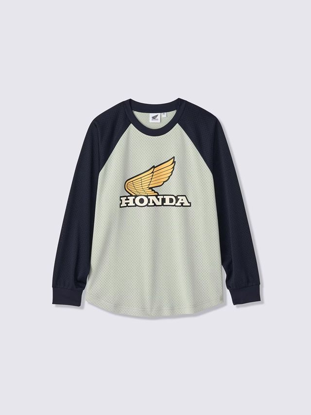 GU（ジーユー）『ホンダ（HONDA）』コラボ2027年春　メッシュT(長袖Tシャツ) Honda