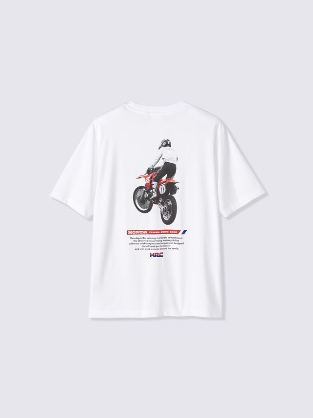 GU（ジーユー）『ホンダ（HONDA）』コラボ2027年春　グラフィックT（半袖Tシャツ） Honda