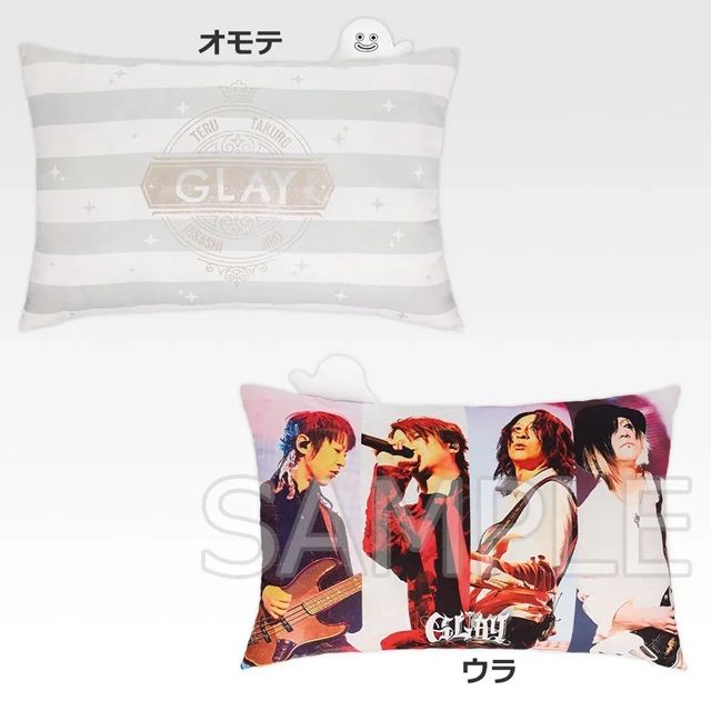 景品ラインナップ 一番くじ GLAY○ラストワン賞 ズラー付きクッション