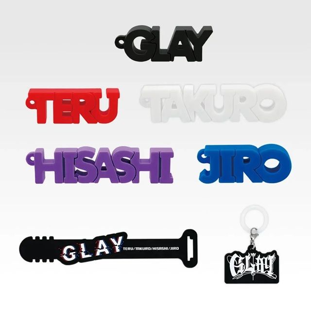 景品ラインナップ 一番くじ GLAY○F賞 ラバーアソート