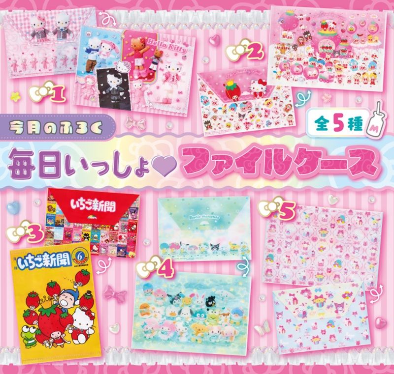 毎日いっしょ♡ファイルケース(全5種類)いちご新聞 (2026年11月号/No.705)