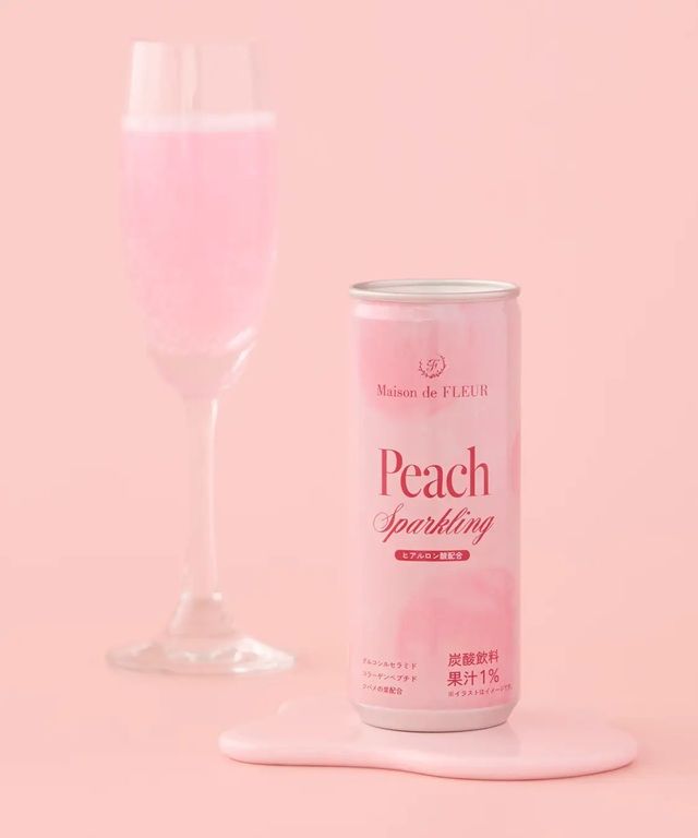 ローソン限定ドリンク「Peach Sparkling」の発売