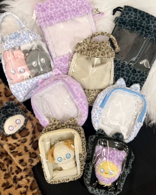 ぬい巾着、ぬいポーチ、ぬいぐるみ用着ぐるみ、マフラー