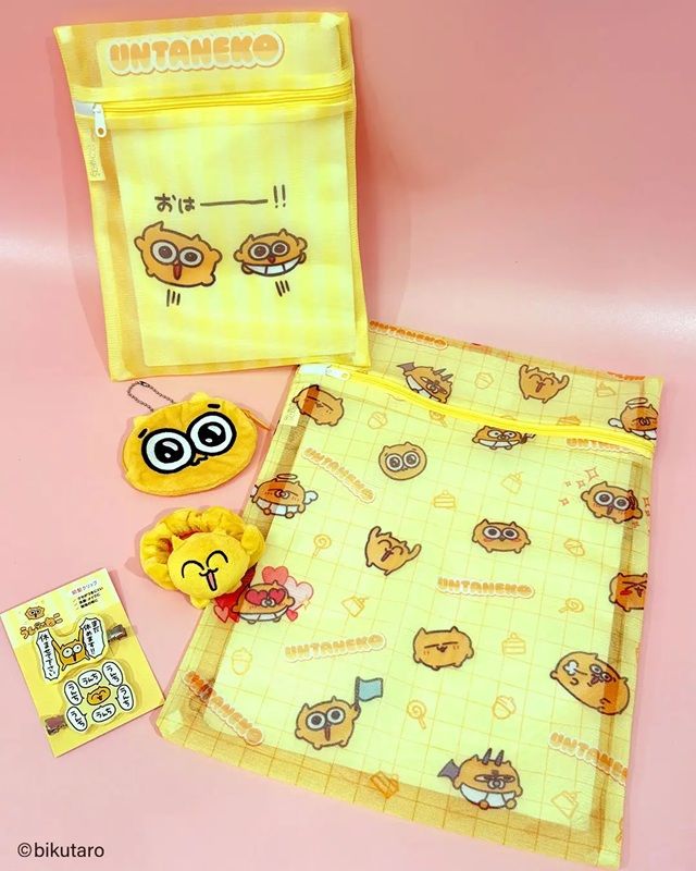 サンキューマート『うんたねこ』コラボのグッズ